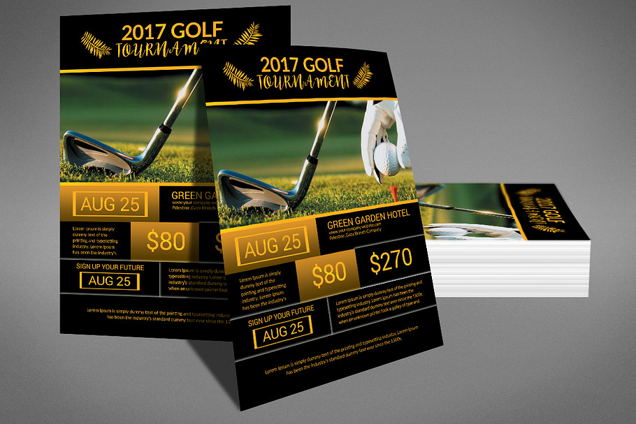 Golf Flyer Template in Flyer Templates - product preview 8