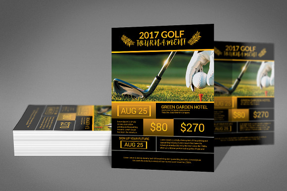 Golf Flyer Template in Flyer Templates - product preview 1