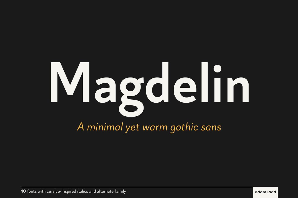 Magdelin Font Family in Sans-Serif Fonts - product preview 8