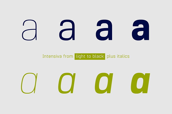 Intensiva Font Family in Sans-Serif Fonts - product preview 4