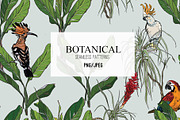 Botanical. Seamless Patterns