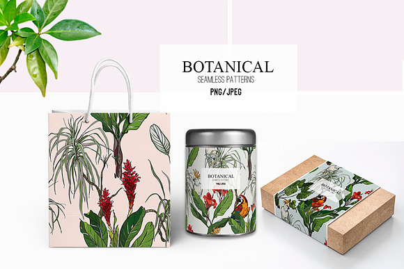 Botanical. Seamless Patterns in Patterns - product preview 3