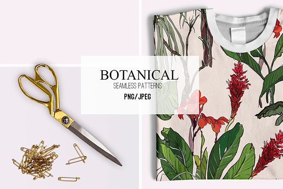 Botanical. Seamless Patterns in Patterns - product preview 4