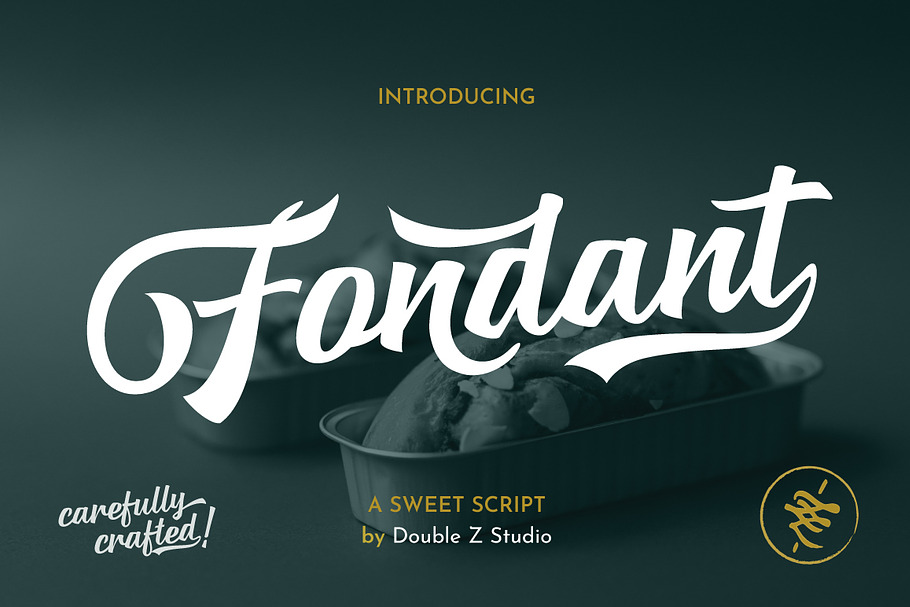Fondant in Display Fonts - product preview 8