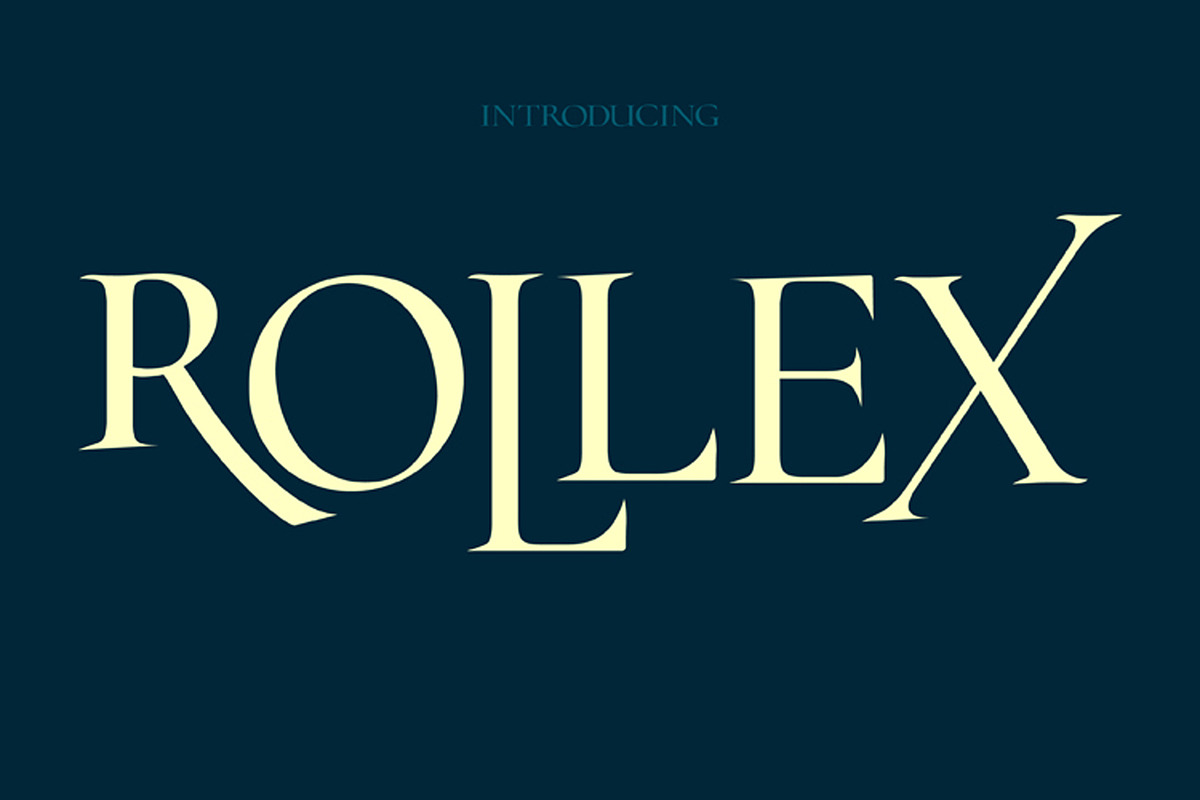 rollex in Display Fonts - product preview 8