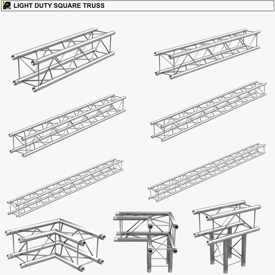 Trusses Giant Collection - 149 PCS in Architecture - product preview 5
