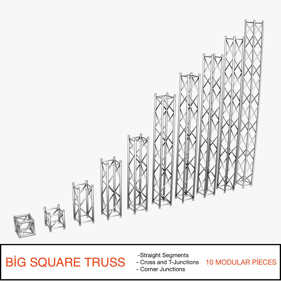 Trusses Giant Collection - 149 PCS in Architecture - product preview 8