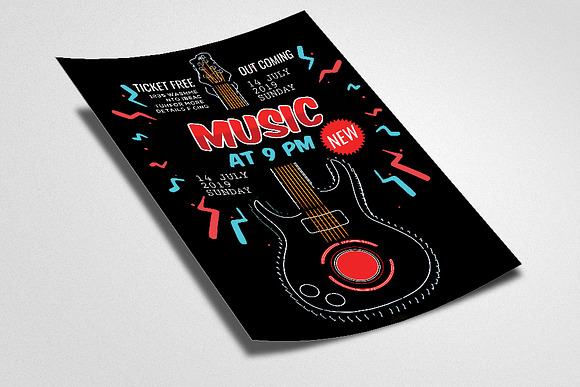 Music Flyer Template in Flyer Templates - product preview 1
