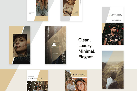 Fashionista Instagram Stories Bundle in Instagram Templates - product preview 3