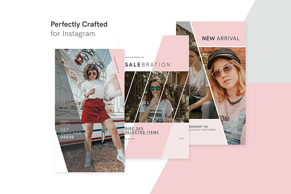 Fashionista Instagram Stories Bundle in Instagram Templates - product preview 4