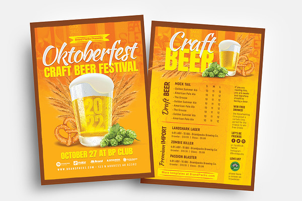 Oktoberfest Beer Flyer