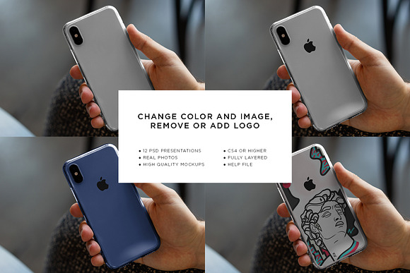 iPhone Clear Cases Lifestyle Mock-Up in Print Mockups - product preview 2