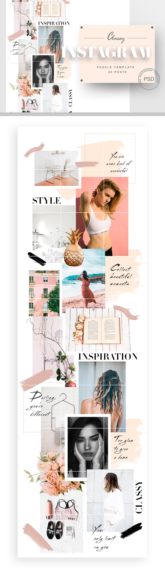 BUNDLE - 8 Instagram Puzzles in Instagram Templates - product preview 3