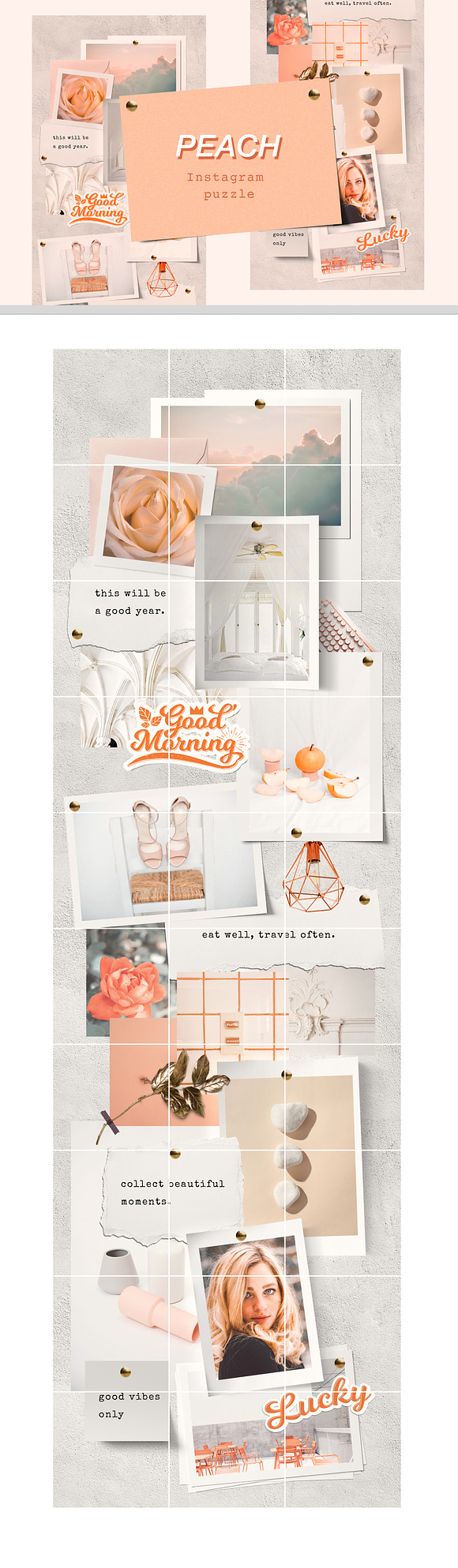 BUNDLE - 8 Instagram Puzzles in Instagram Templates - product preview 4