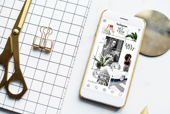 BUNDLE - 8 Instagram Puzzles in Instagram Templates - product preview 14