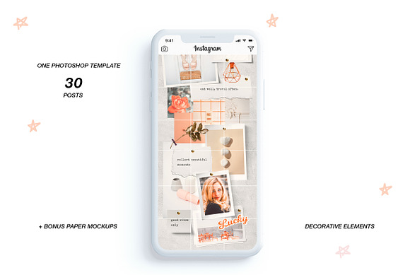 BUNDLE - 8 Instagram Puzzles in Instagram Templates - product preview 24