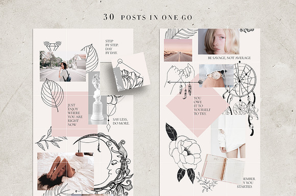 BUNDLE - 8 Instagram Puzzles in Instagram Templates - product preview 36