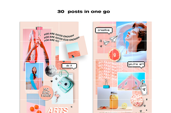 BUNDLE - 8 Instagram Puzzles in Instagram Templates - product preview 40