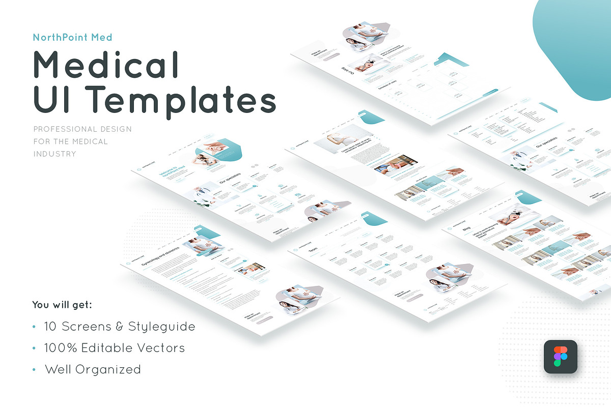 Medical Figma UI Templates in UI Kits and Libraries - product preview 8