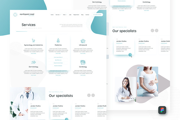 Medical Figma UI Templates in UI Kits and Libraries - product preview 3