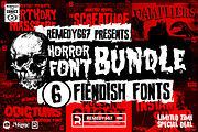 Horror Font Bundle - Limited Edition