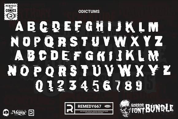 Horror Font Bundle - Limited Edition in Display Fonts - product preview 5