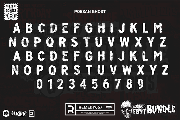 Horror Font Bundle - Limited Edition in Display Fonts - product preview 6