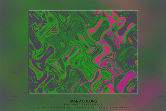 Warp Colors Abstract Background in Textures - product preview 7