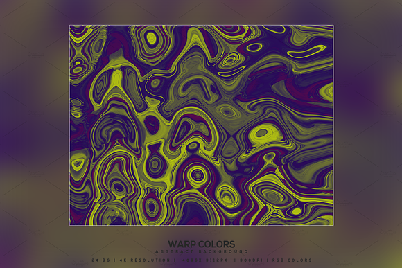 Warp Colors Abstract Background in Textures - product preview 20