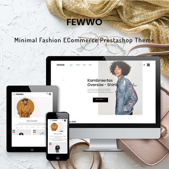 AP FEWWO MINIMAL FASHION ECOMMERCE P in Bootstrap Themes - product preview 4