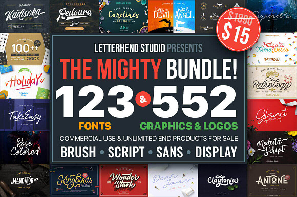 THE MIGHTY BUNDLE! in Script Fonts - product preview 29