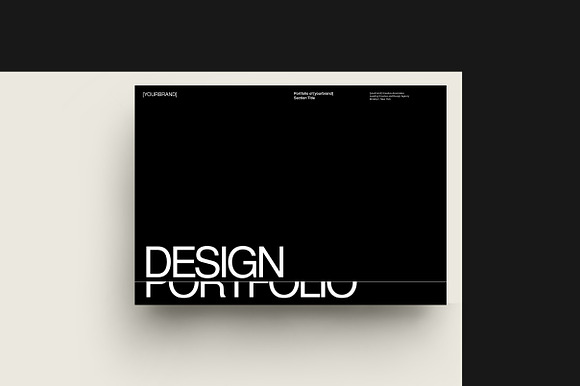 Neue Portfolio and Resume in Brochure Templates - product preview 1