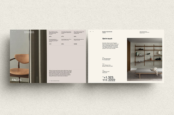 Neue Portfolio and Resume in Brochure Templates - product preview 8