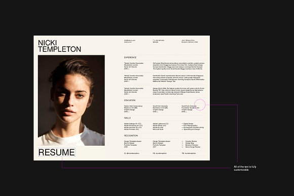 Neue Portfolio and Resume in Brochure Templates - product preview 11