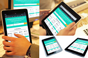 Website Tablet Pad Mockup Templates