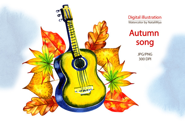 Watercolor autumn song
