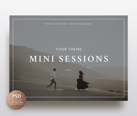Mini Session Template in Flyer Templates - product preview 1