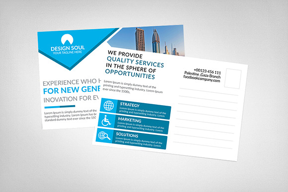Apartment Postcard Template in Postcard Templates - product preview 2