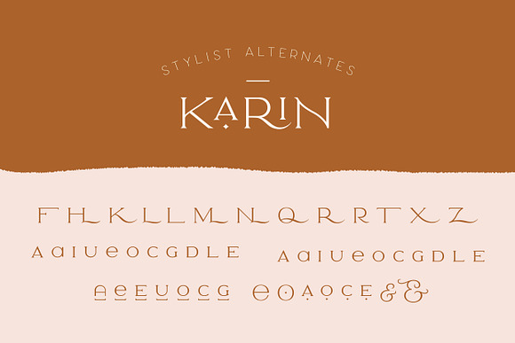 Elegant Karin - Stylish Typeface in Serif Fonts - product preview 2