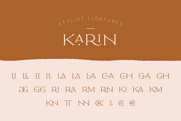 Elegant Karin - Stylish Typeface in Serif Fonts - product preview 3