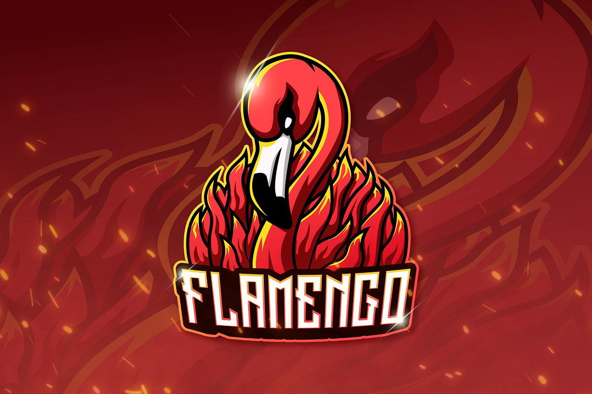 FLAMENGO - Mascot & Esports Logo in Logo Templates - product preview 8