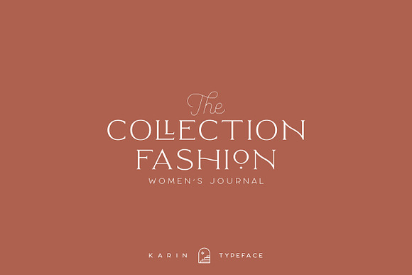 Elegant Karin - Stylish Typeface in Serif Fonts - product preview 8