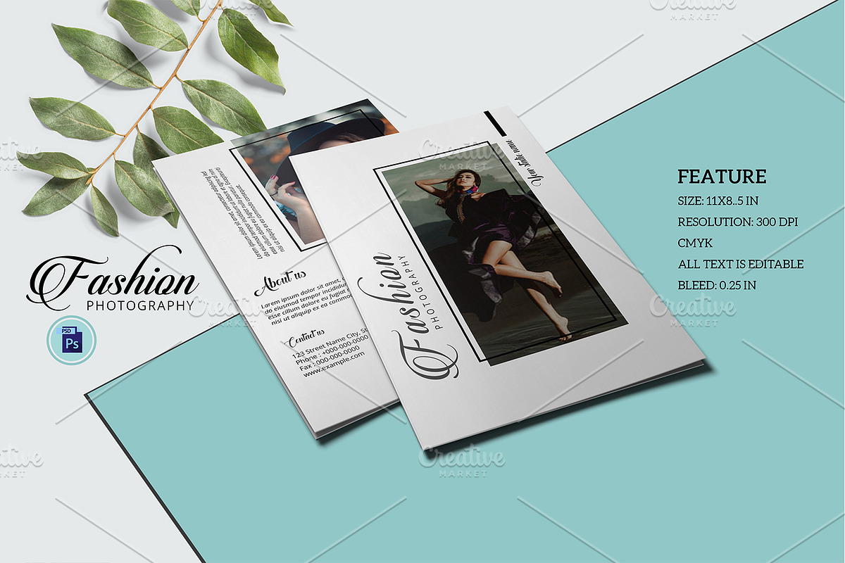 Photography Brochure - V905 in Brochure Templates - product preview 8