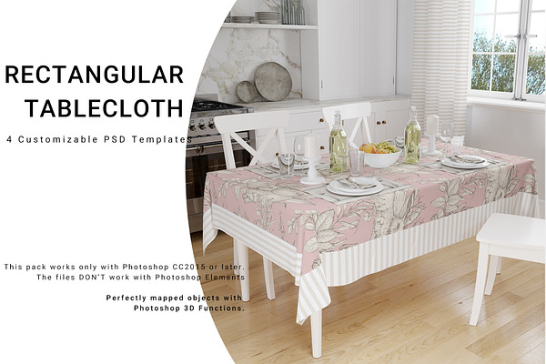 Rectangular Tablecloth Set