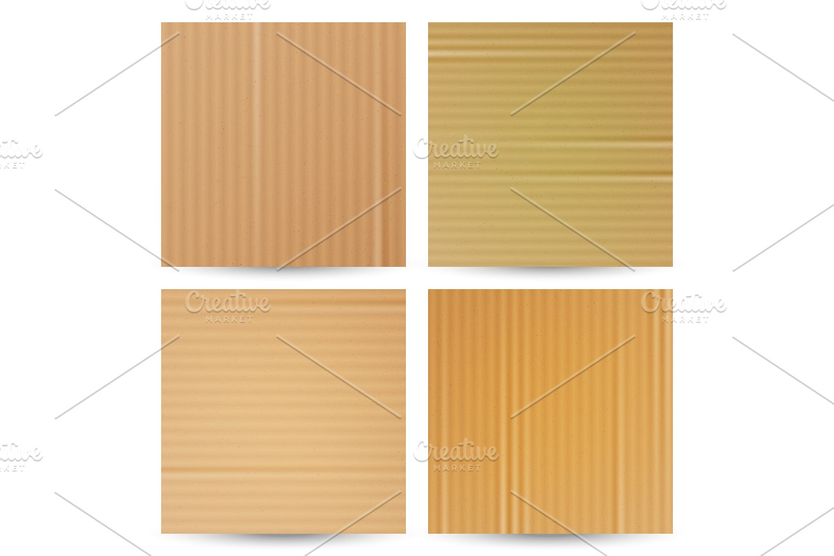 Cardboard Textures Vector Set in Textures - product preview 8
