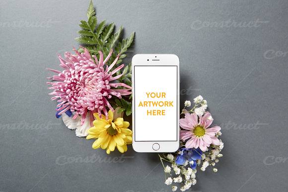 Floral Collection Mockups Vol. 1 in Mobile & Web Mockups - product preview 2