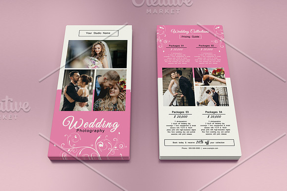 Photographer Rack card V13 in Flyer Templates - product preview 2