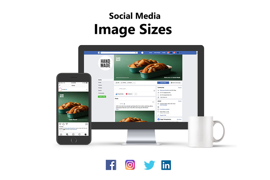 Social Media Image Sizes in Web Elements - product preview 8