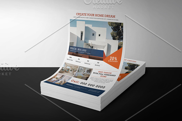 Real Estate Flyer V1063 in Flyer Templates - product preview 2
