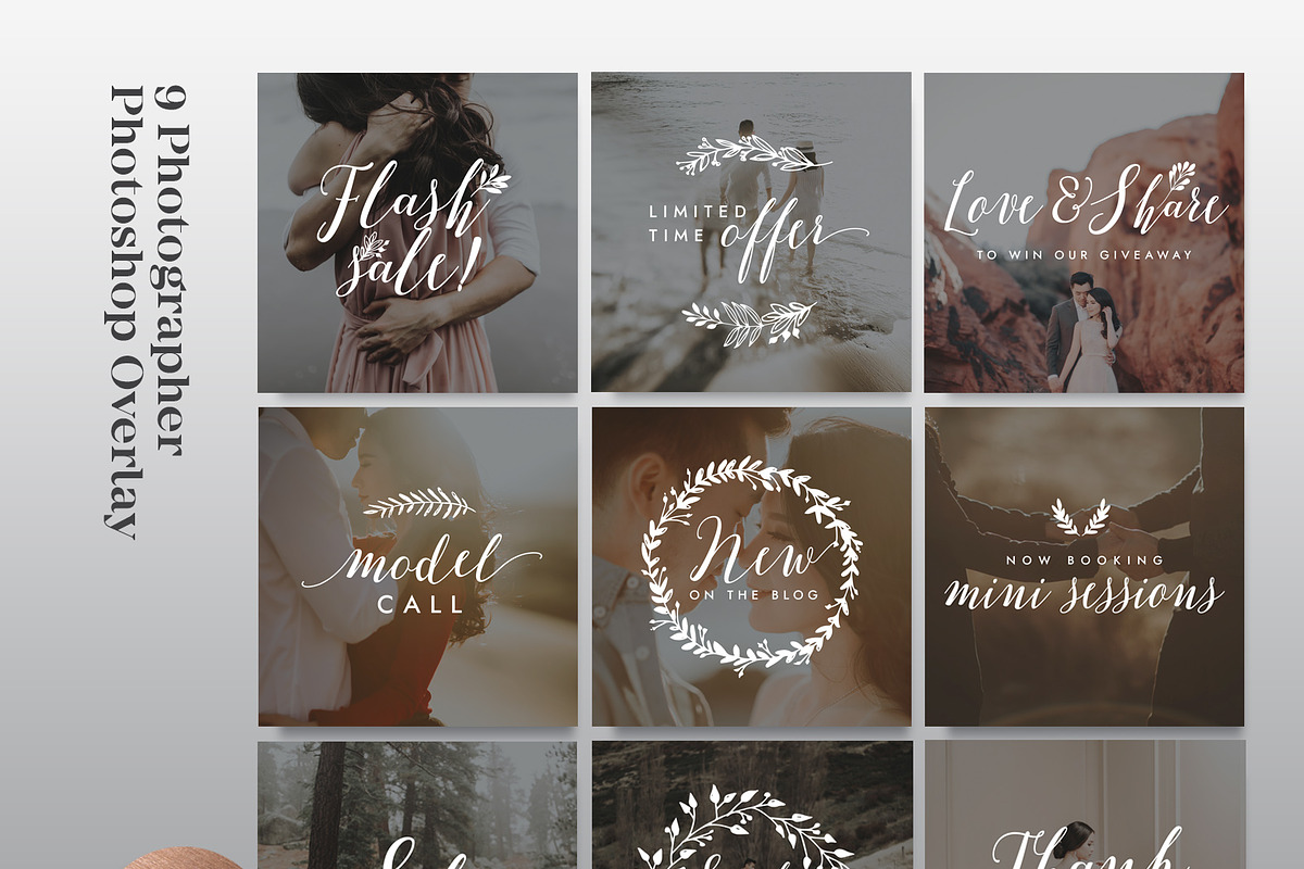 Photoshop Overlay PO001 in Instagram Templates - product preview 8